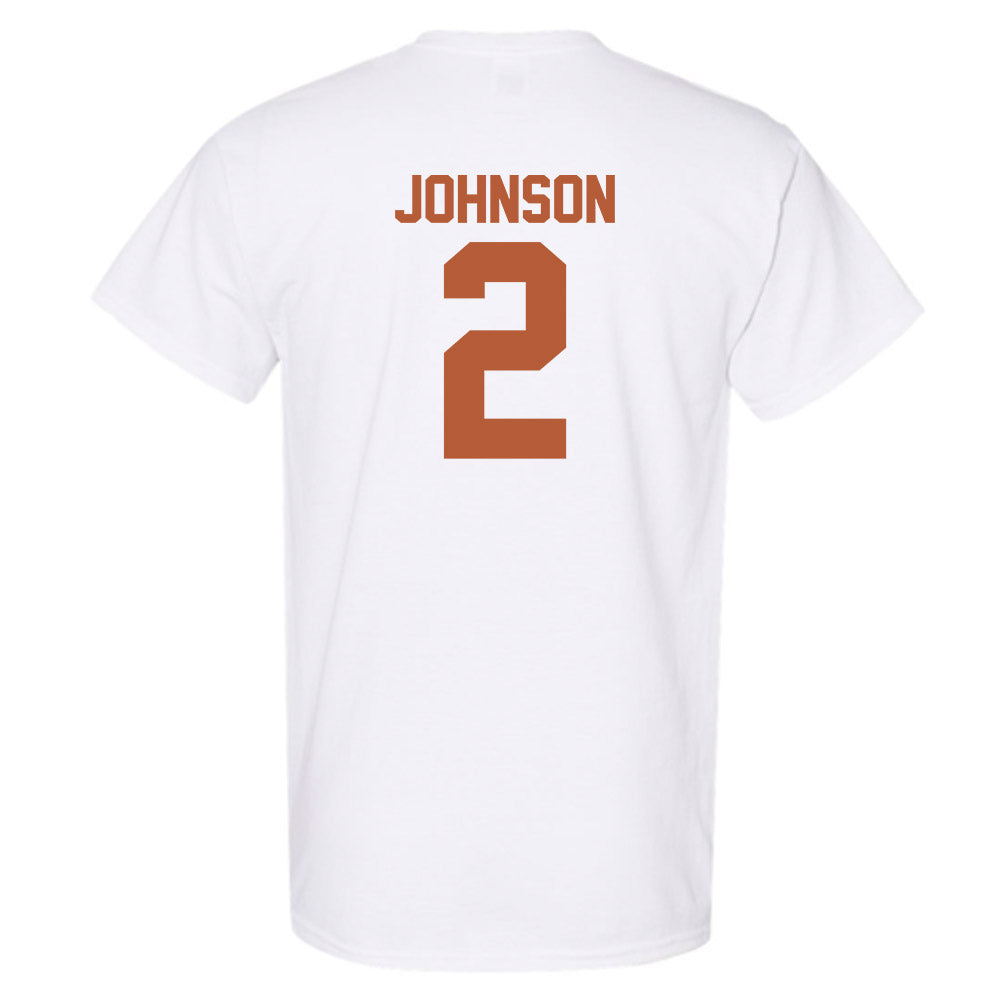 Texas - NCAA Men's Basketball : Isaiah Johnson - Classic Shersey T-Shirt-1