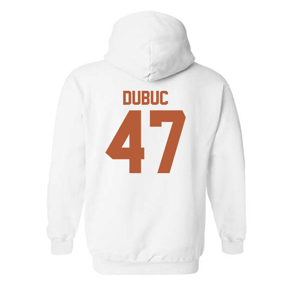 Texas - NCAA Football : Trey Dubuc - Classic Shersey Hooded Sweatshirt-1