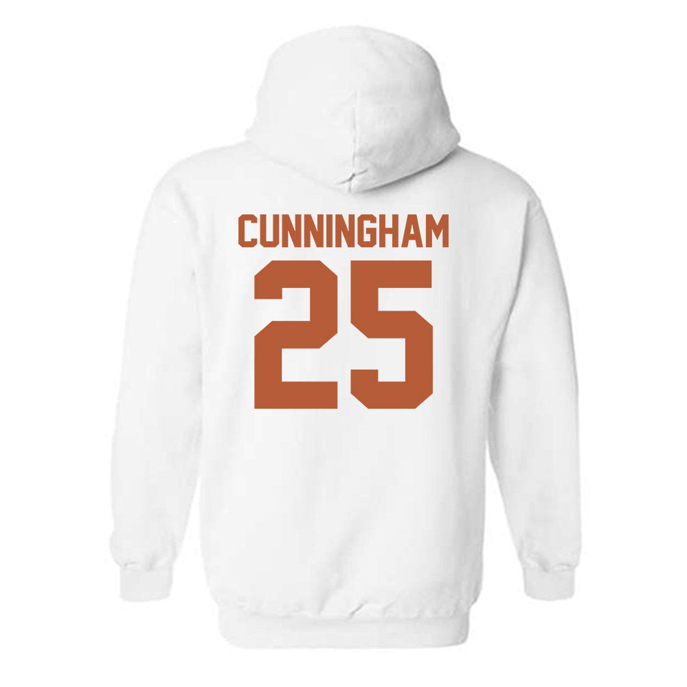 Texas - NCAA Women's Basketball : Breya Cunningham - Classic Shersey Hooded Sweatshirt-1