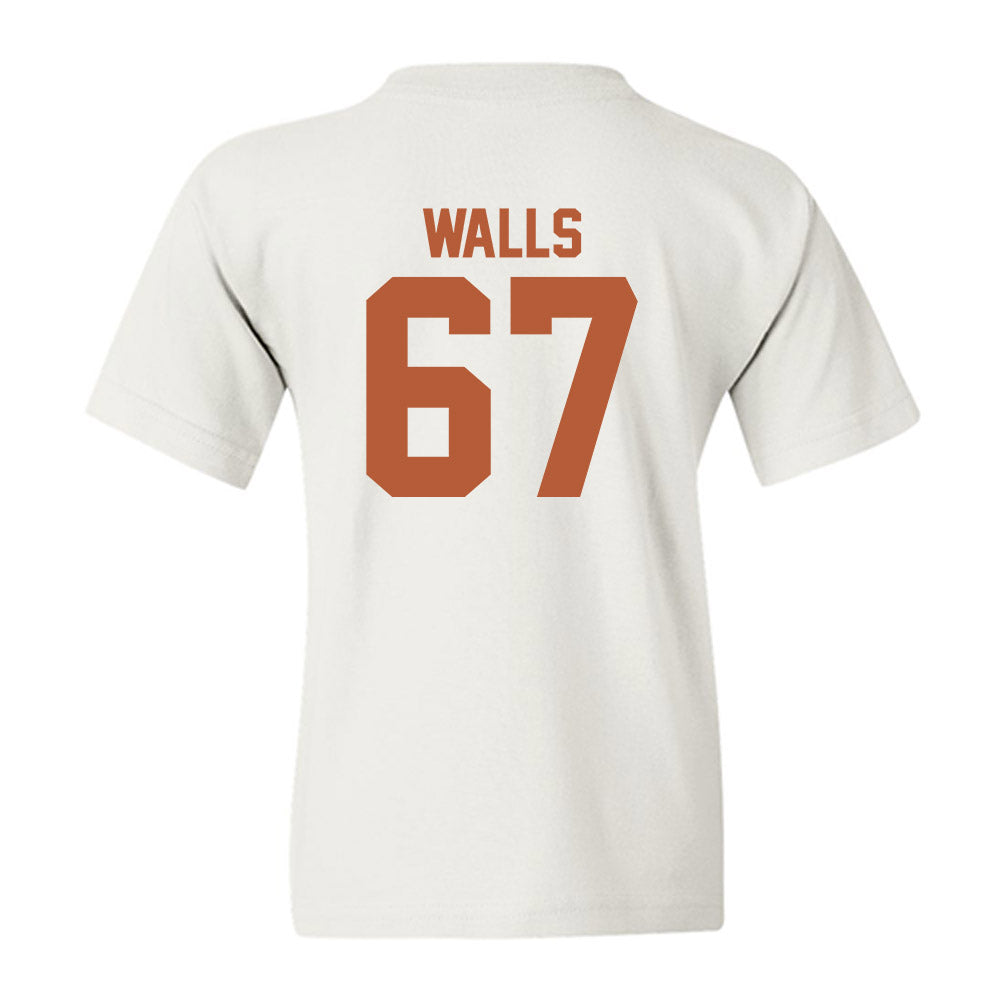 Texas - NCAA Baseball : Brody Walls - Classic Shersey Youth T-Shirt-1