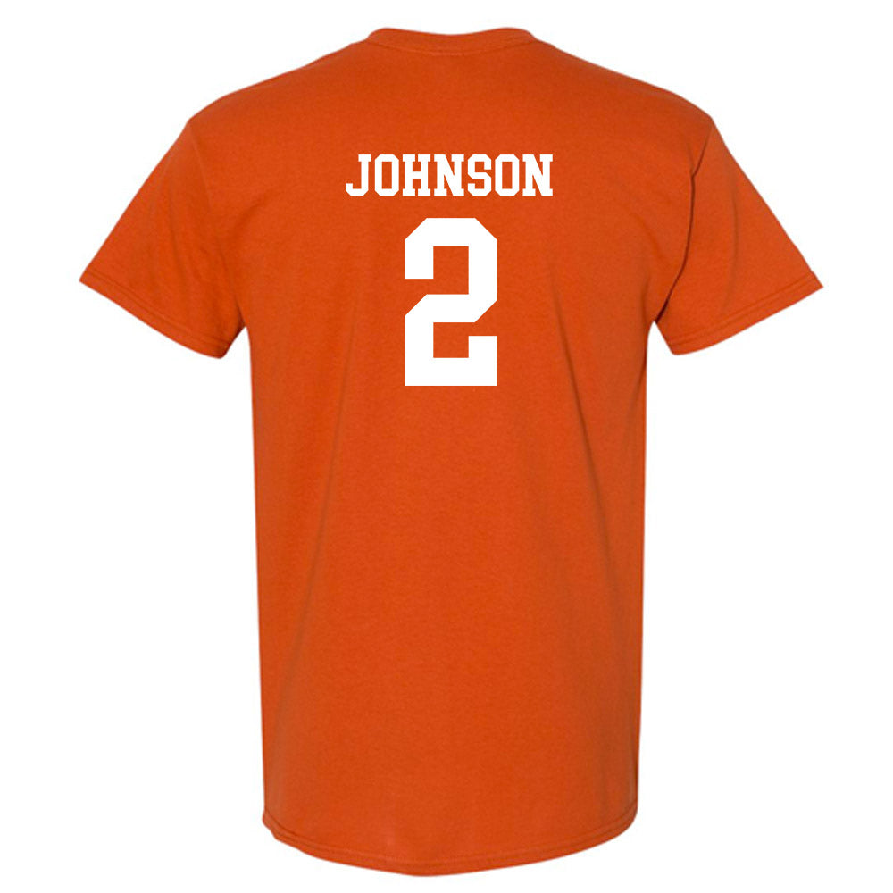 Texas - NCAA Men's Basketball : Isaiah Johnson - Classic Shersey T-Shirt-1