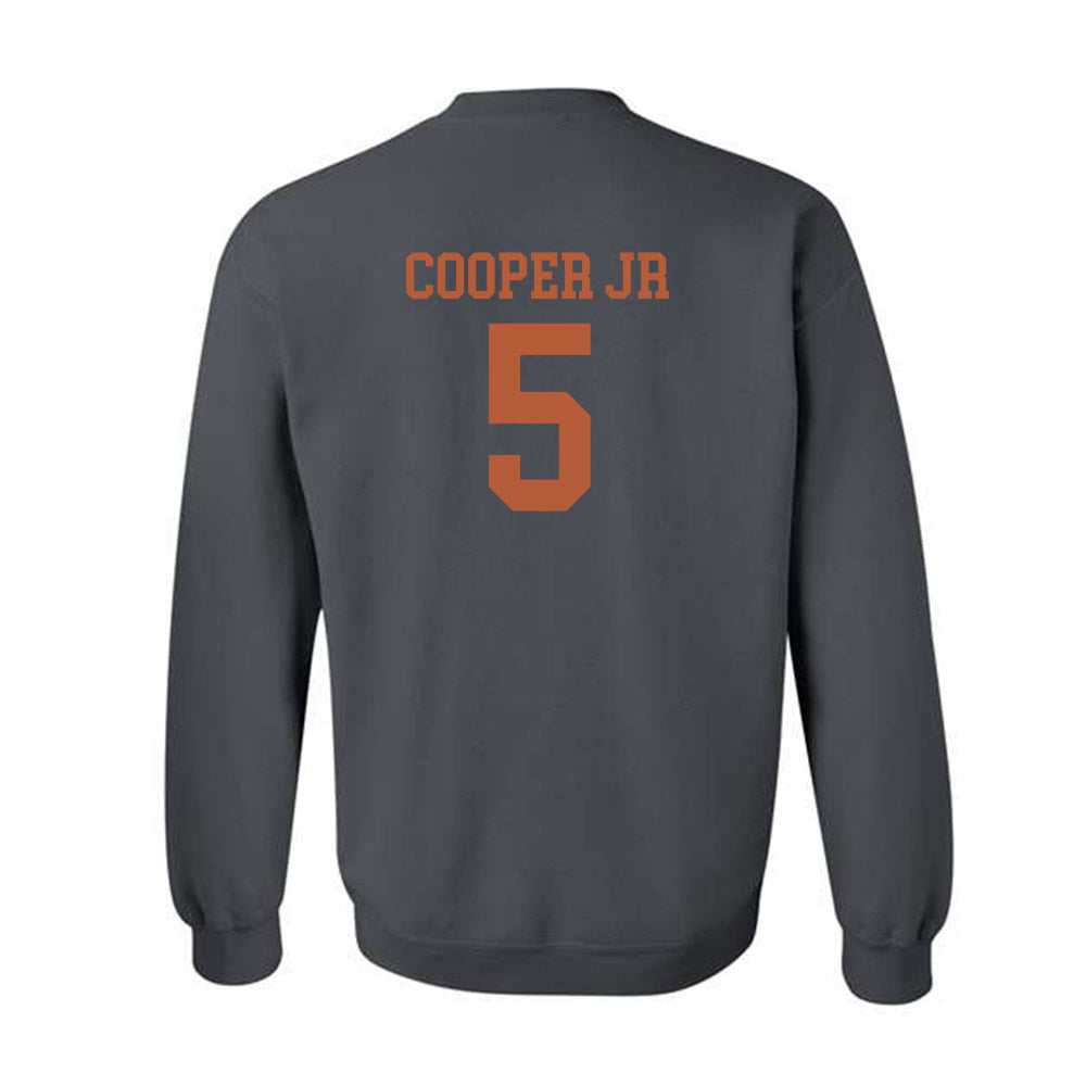 Texas - NCAA Football : Derrek Cooper jr - Classic Shersey Crewneck Sweatshirt-1