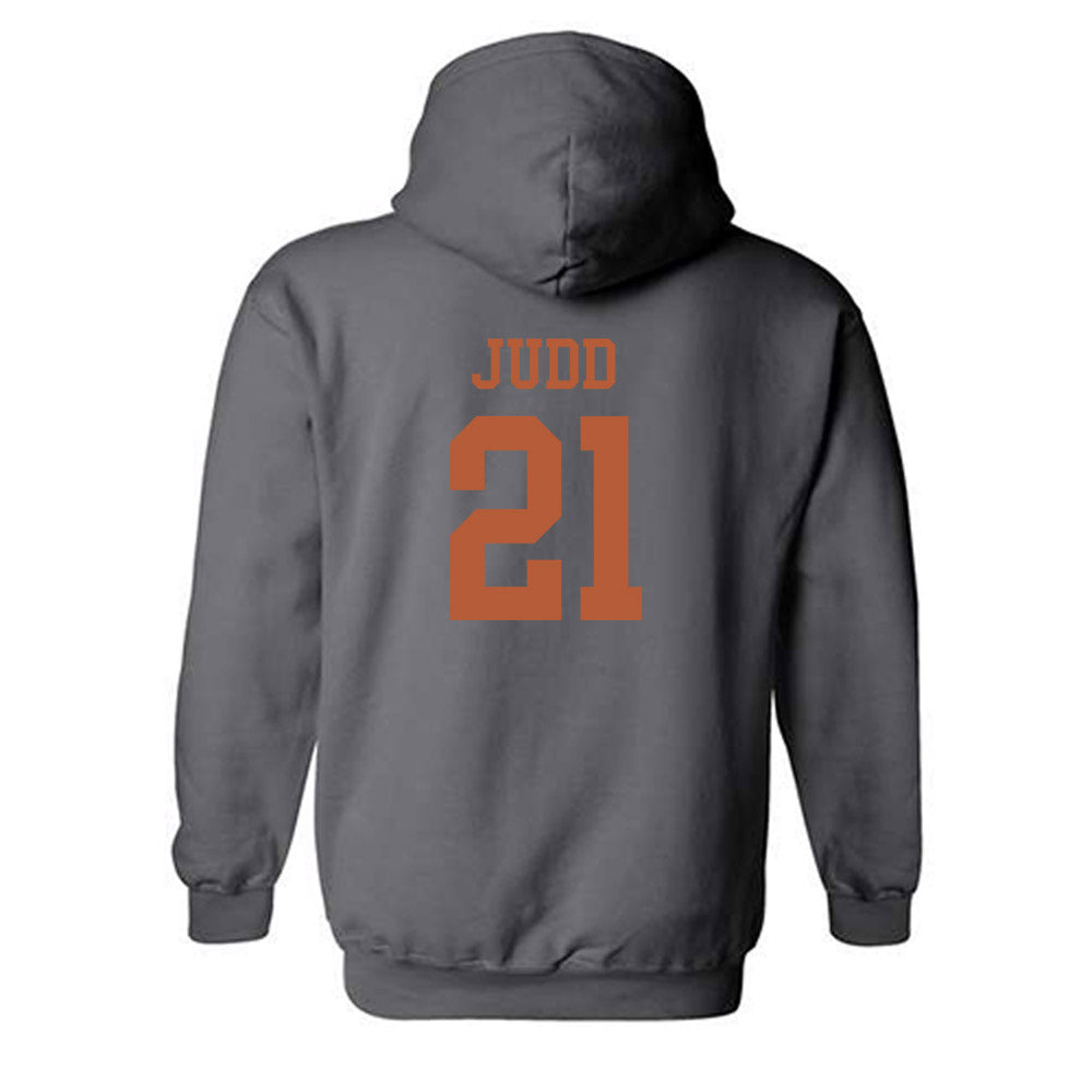 Texas - NCAA Women's Basketball : Ashton Judd - Classic Shersey Hooded Sweatshirt-1