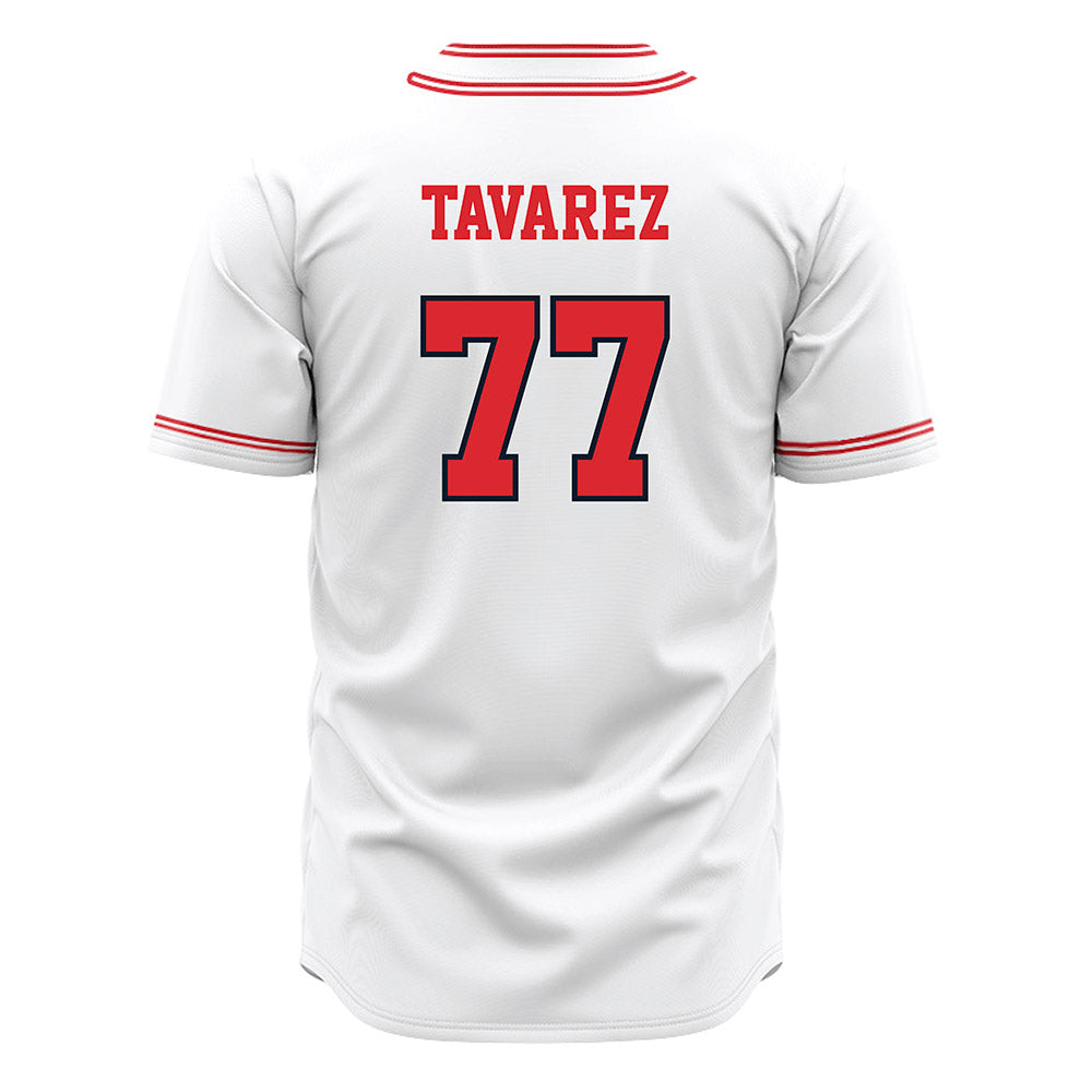 St. Johns - NCAA Baseball : Adrian Tavarez - White Jersey-1