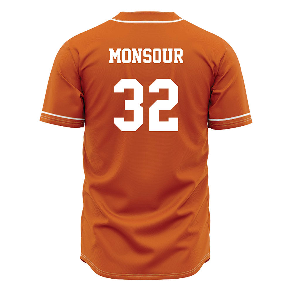 Texas - NCAA Baseball : Maddox Monsour - Orange Jersey-1