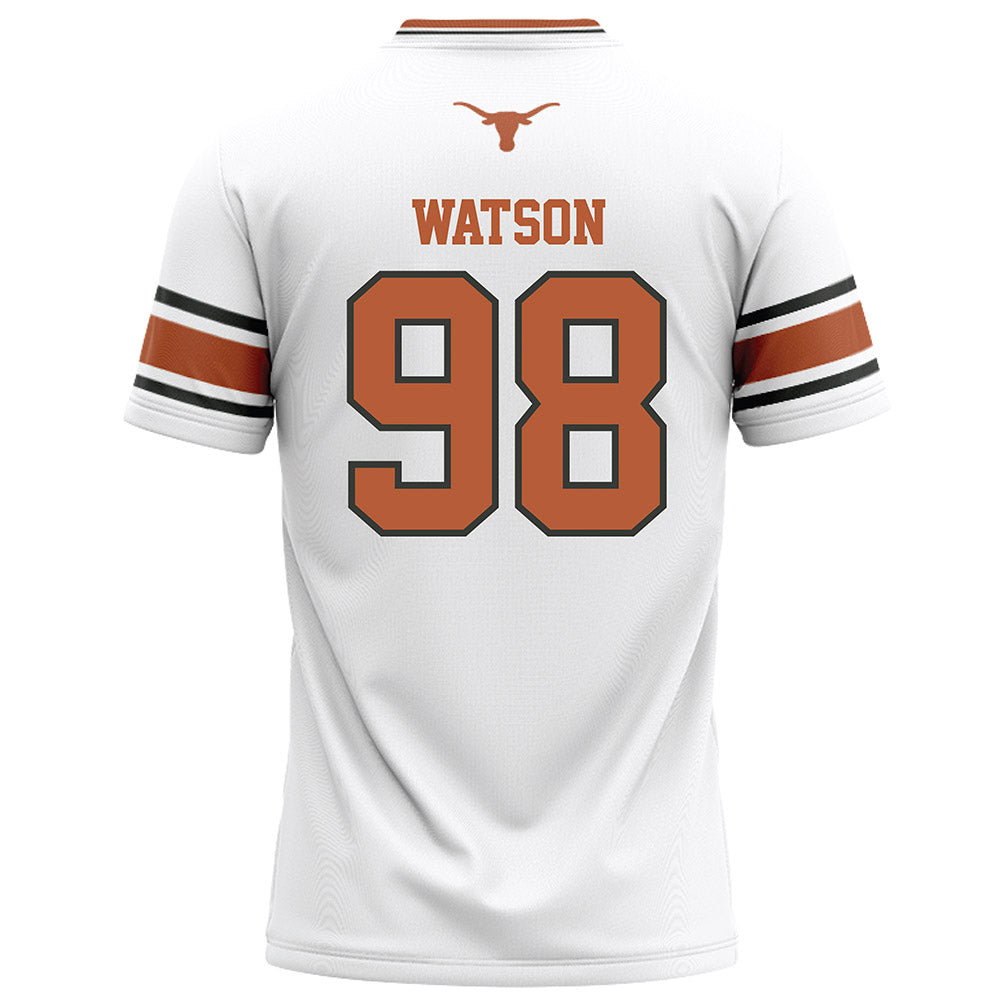 Texas - NCAA Football : Maraad Watson - White Football Jersey-1