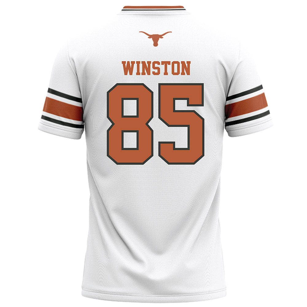 Texas - NCAA Football : Emaree Winston - White Football Jersey-1
