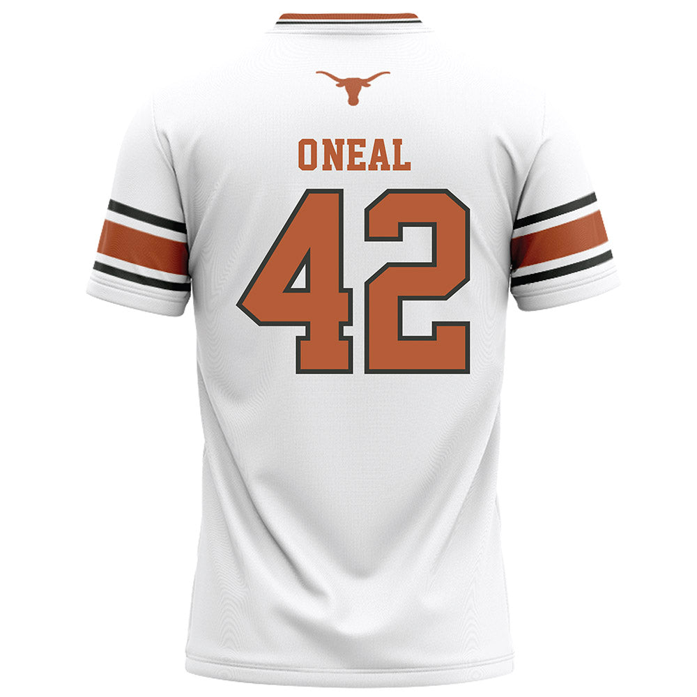 Texas - NCAA Football : Trott O'Neal - White Football Jersey-1