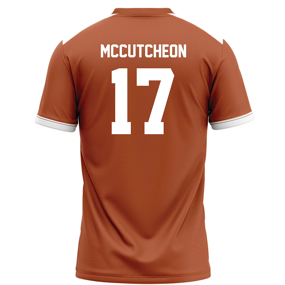 Texas - NCAA Football : Daylan McCutcheon - Orange Football Jersey-1
