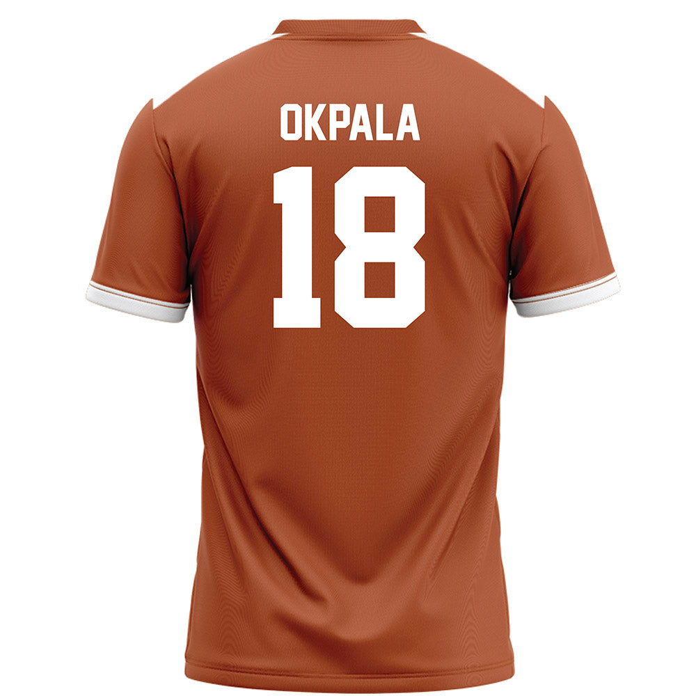 Texas - NCAA Football : Kosi Okpala - Orange Football Jersey-1