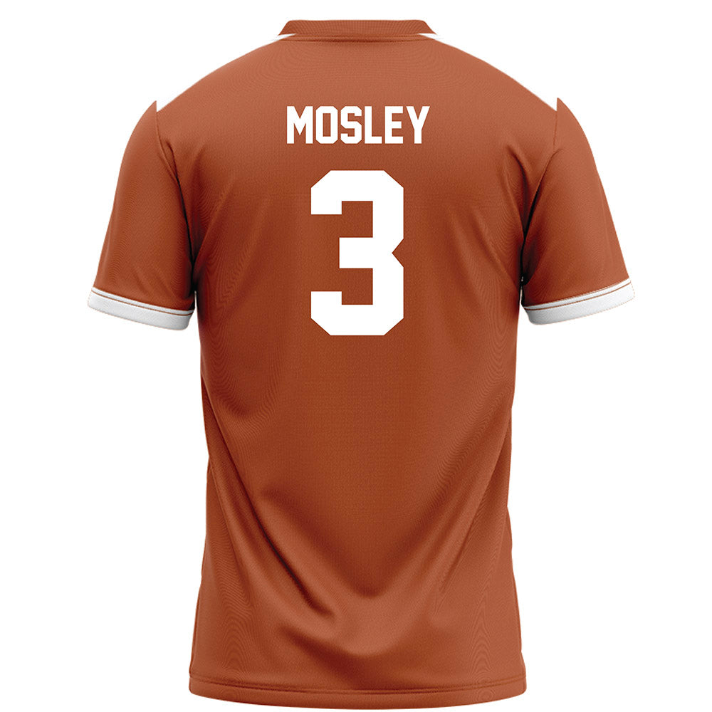 Texas - NCAA Football : Emmett Mosley - Orange Football Jersey-1