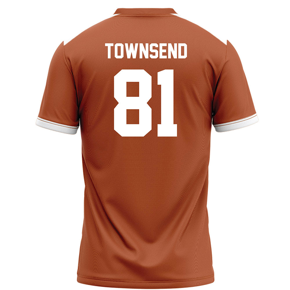 Texas - NCAA Football : Nick Townsend - Orange Football Jersey-1