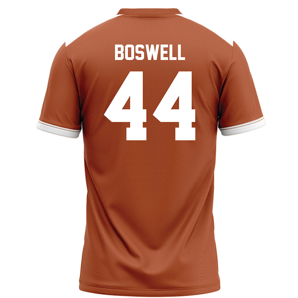 Texas - NCAA Football : Markus Boswell - Orange Football Jersey-1