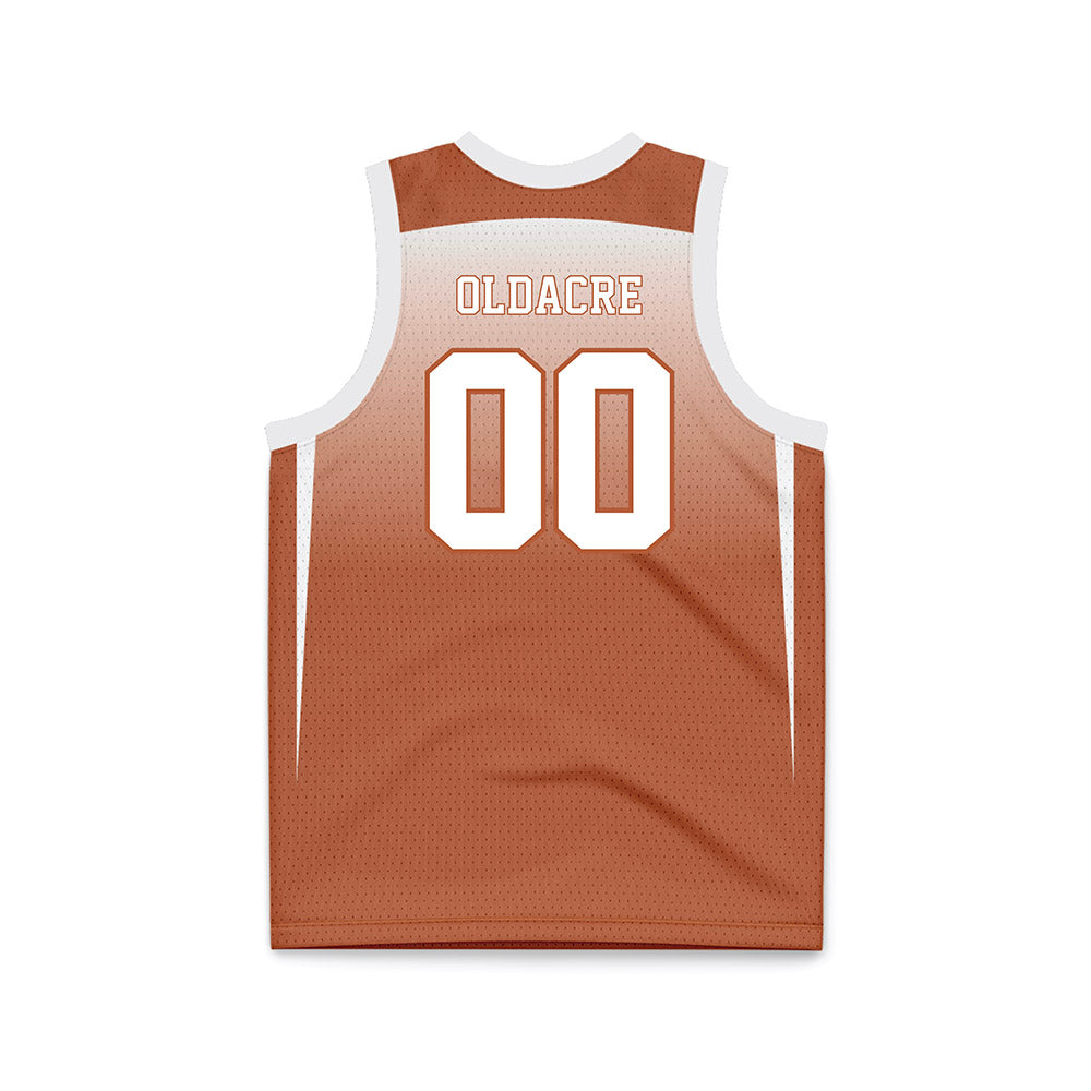 Texas - NCAA Women's Basketball : Kyla Oldacre - Orange Basketball Jersey-1