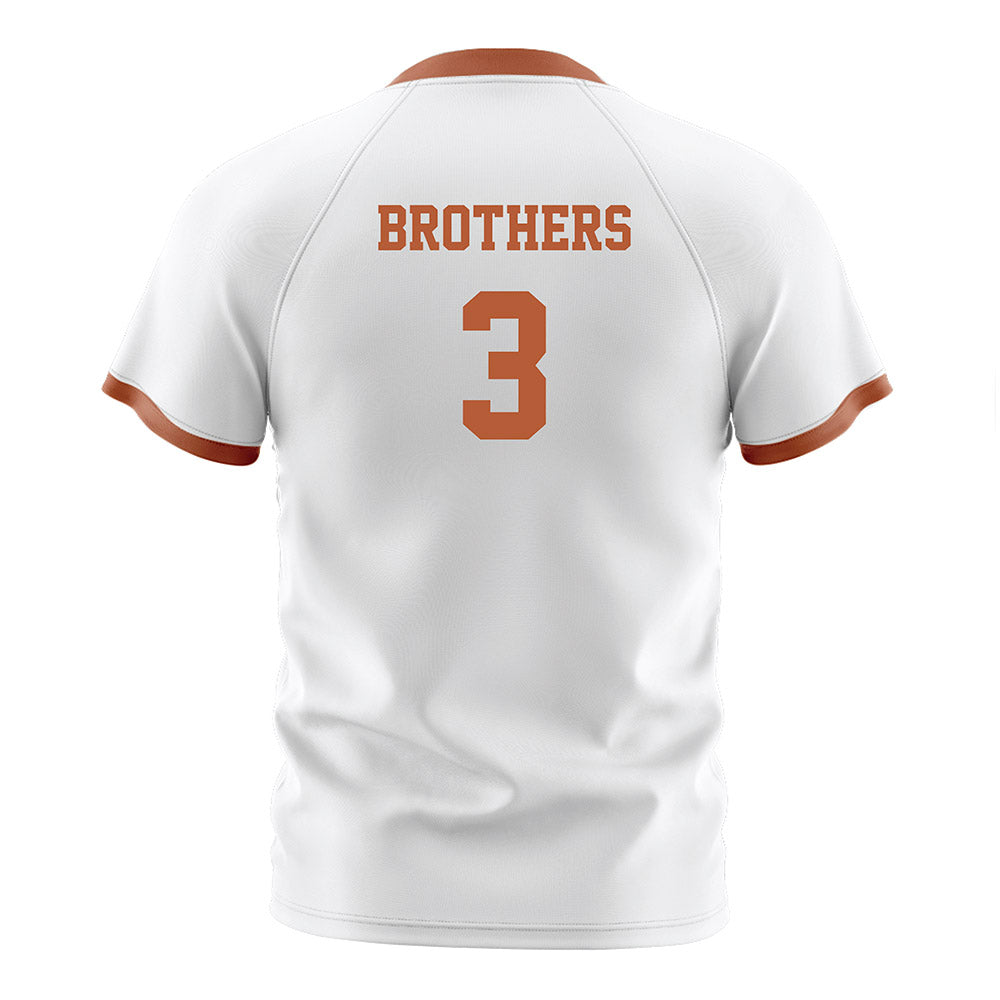 Texas - NCAA Women's Soccer : Arianna Brothers - White Soccer Jersey-1