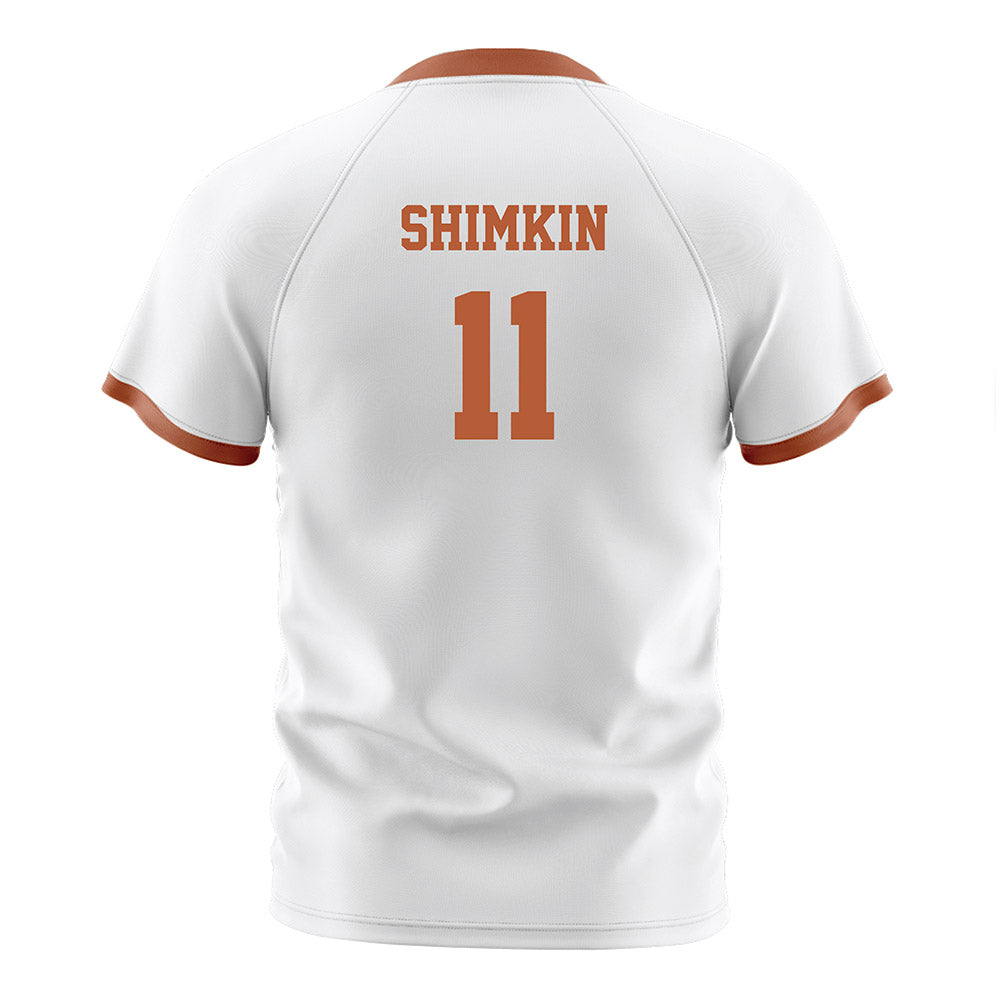Texas - NCAA Women's Soccer : Chloe Shimkin - White Soccer Jersey-1