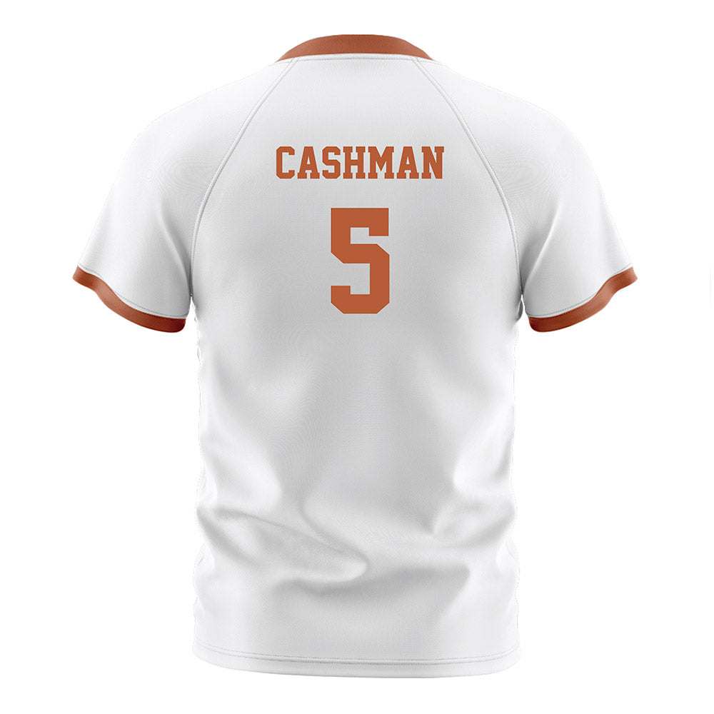 Texas - NCAA Women's Soccer : Ava Cashman - White Soccer Jersey-1