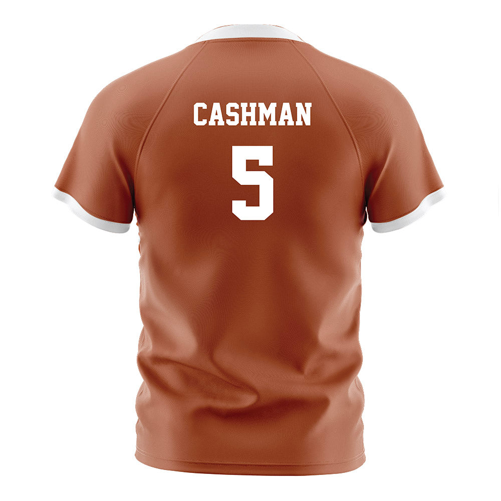 Texas - NCAA Women's Soccer : Ava Cashman - Orange Soccer Jersey-1