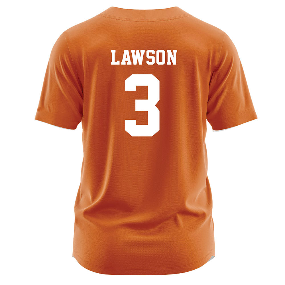 Texas - NCAA Softball : MaTaia Lawson - Orange Jersey-1
