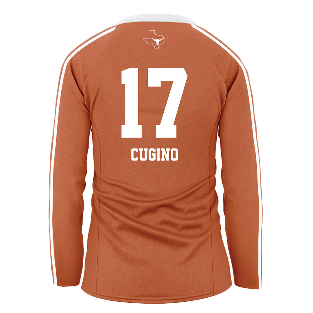 Texas - NCAA Women's Volleyball : Emma Cugino - Orange Volleyball Jersey-1
