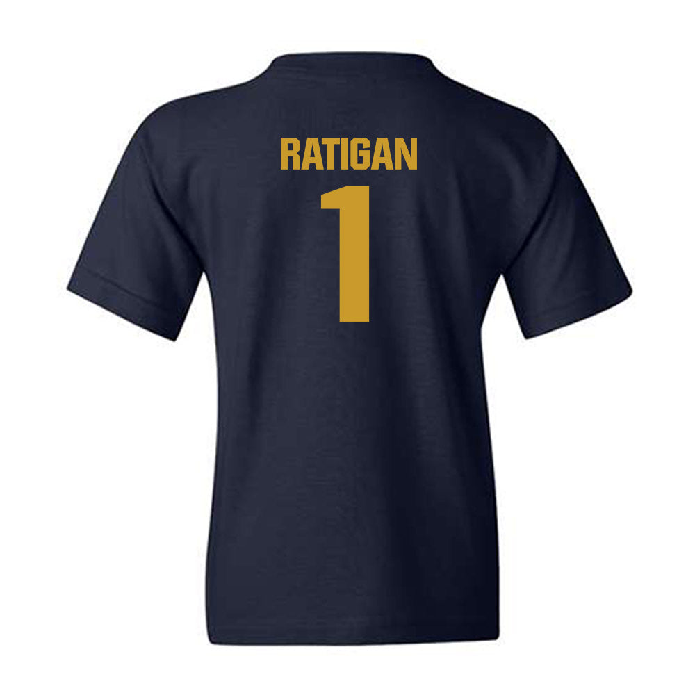 Notre Dame - NCAA Women's Basketball : Kelly Ratigan - Classic Fashion Shersey Youth T-Shirt-1