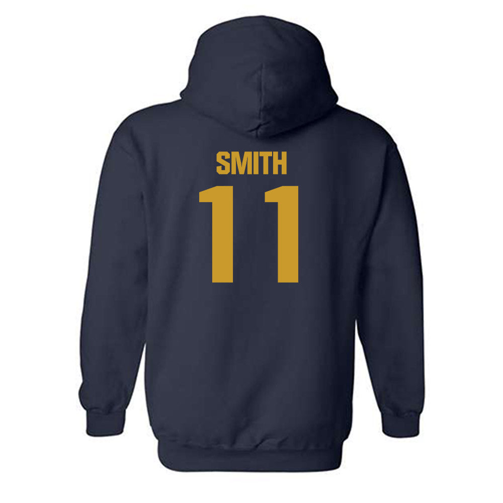 Notre Dame - NCAA Women's Basketball : Jordyn Smith - Classic Fashion Shersey Hooded Sweatshirt-1