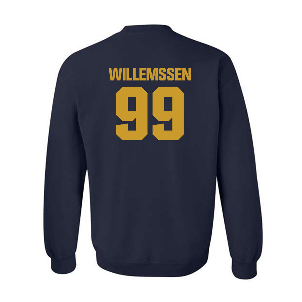 Notre Dame - NCAA Softball : Christina Willemssen - Classic Fashion Shersey Crewneck Sweatshirt-1