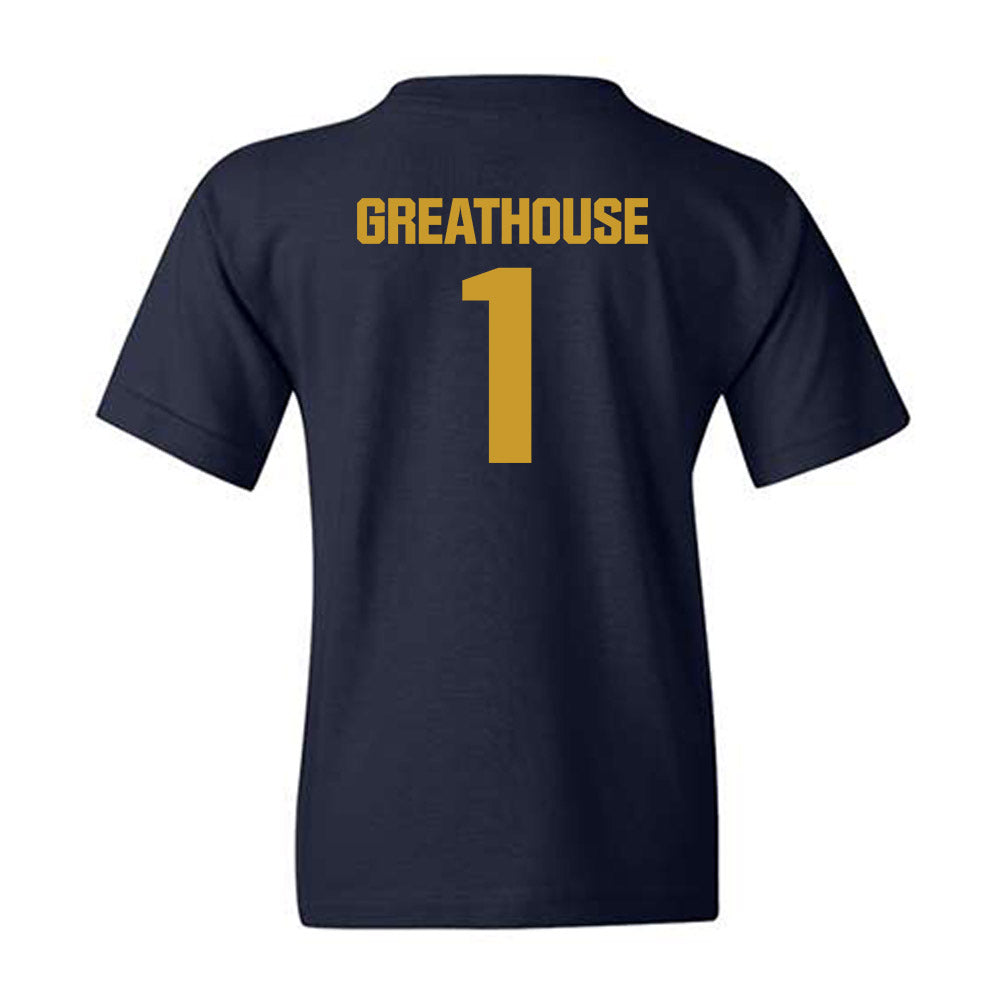 Notre Dame - NCAA Football : Jaden Greathouse - Classic Fashion Shersey Youth T-Shirt-1