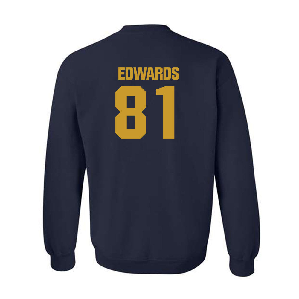 Notre Dame - NCAA Men's Ice Hockey : Beckham Edwards - Classic Fashion Shersey Crewneck Sweatshirt-1