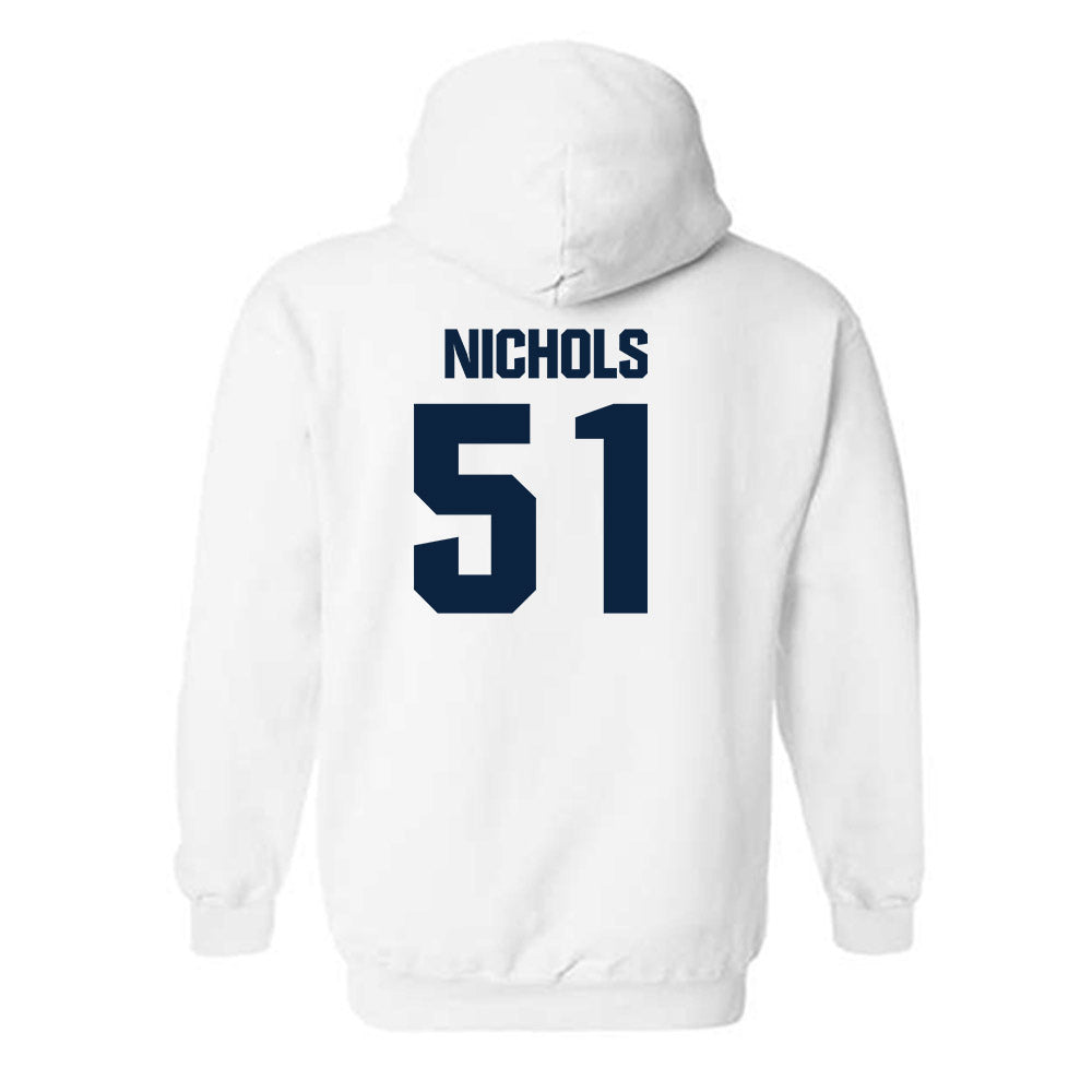 Notre Dame - NCAA Football : Ben Nichols - Classic Fashion Shersey Hooded Sweatshirt-1