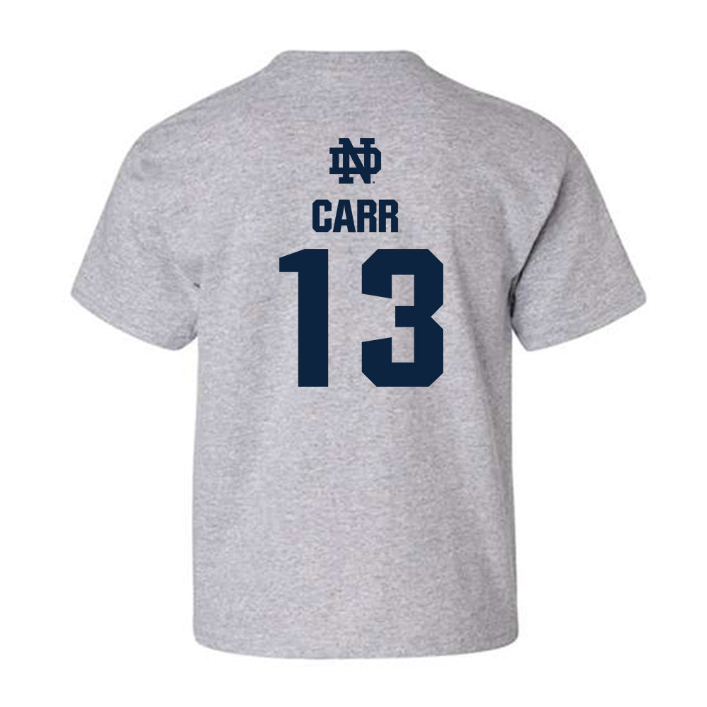 Notre Dame - NCAA Football : CJ Carr - Classic Fashion Shersey Youth T-Shirt-1