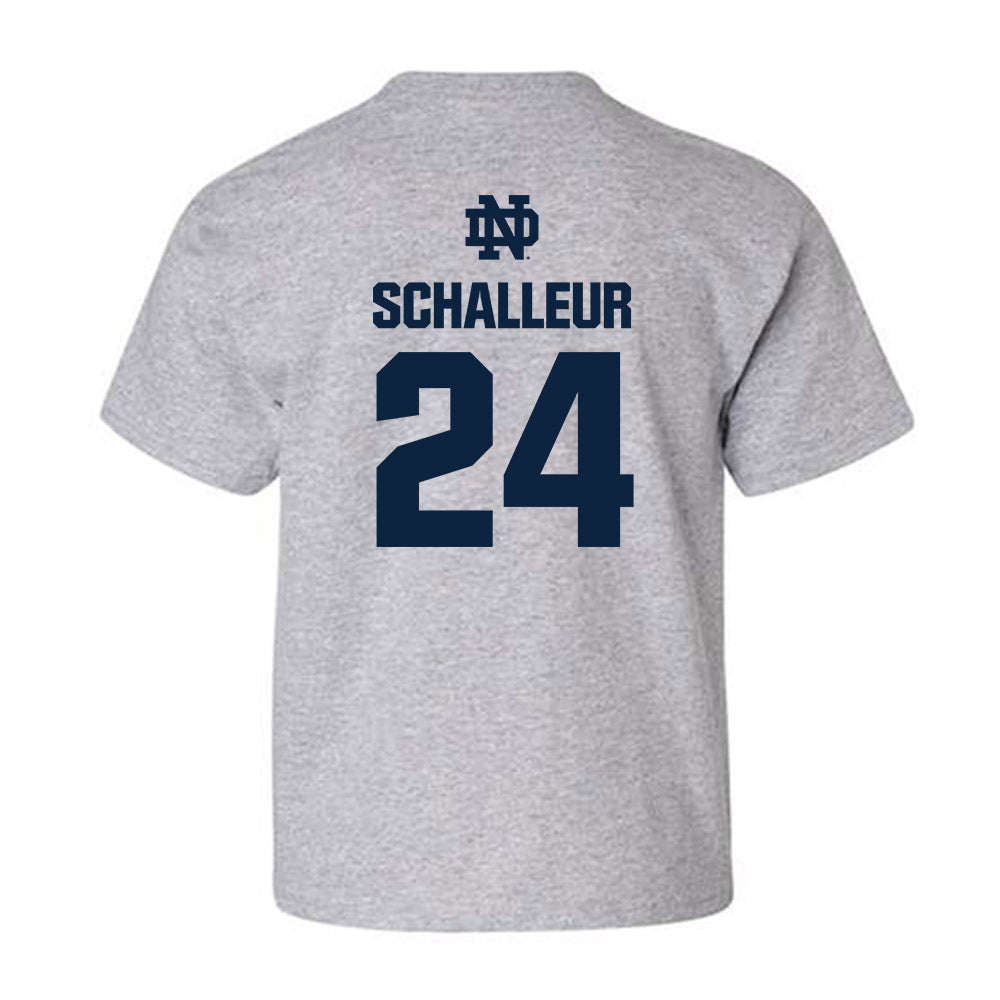Notre Dame - NCAA Women's Lacrosse : Bailey Schalleur - Classic Fashion Shersey Youth T-Shirt-1