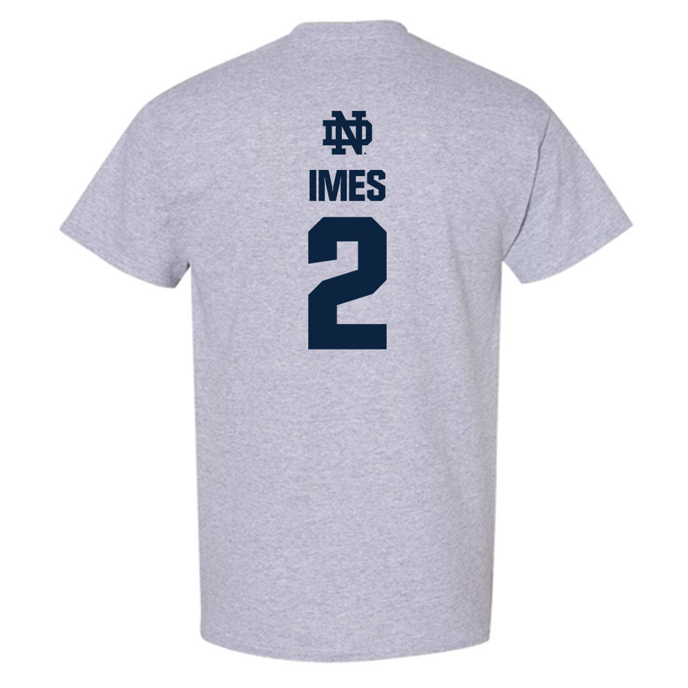 Notre Dame - NCAA Men's Basketball : Logan Imes - Classic Fashion Shersey T-Shirt-1