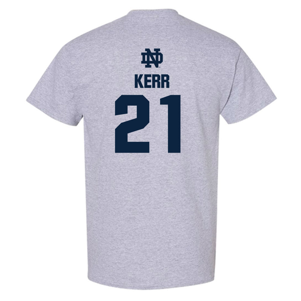 Notre Dame - NCAA Men's Ice Hockey : Jaedon Kerr - Classic Fashion Shersey T-Shirt-1