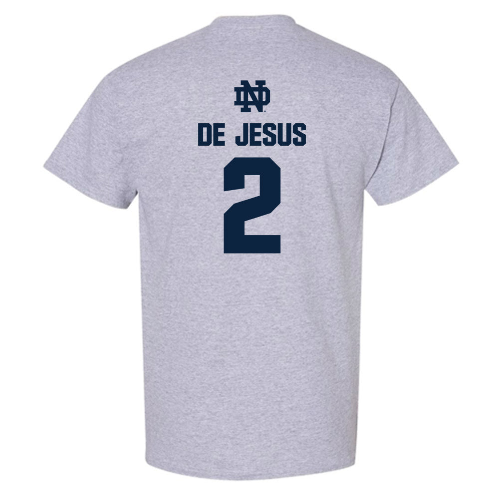 Notre Dame - NCAA Women's Basketball : Vanessa de Jesus - Classic Fashion Shersey T-Shirt-1