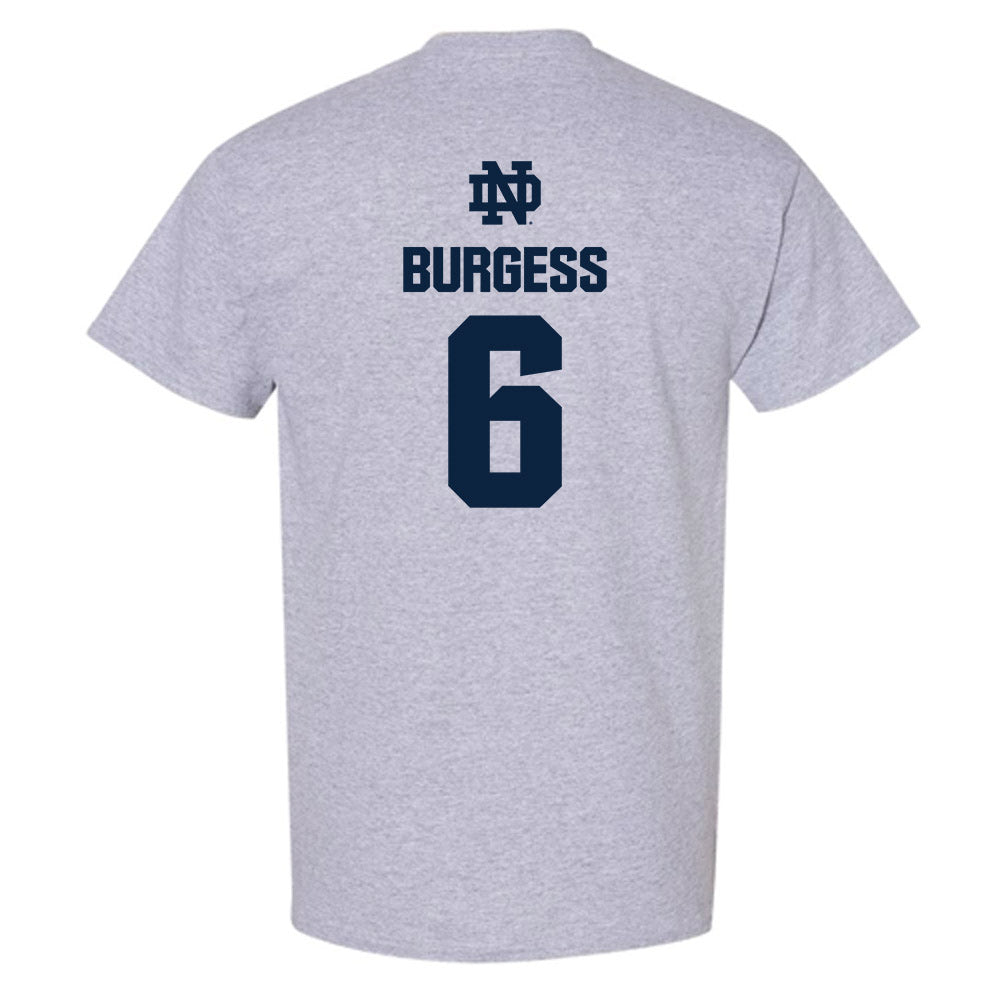 Notre Dame - NCAA Football : Christopher Burgess - Classic Fashion Shersey T-Shirt-1