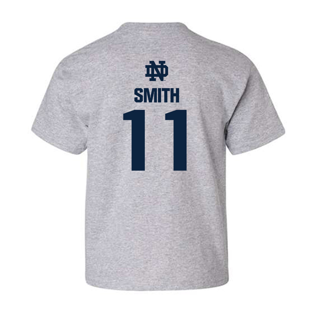 Notre Dame - NCAA Women's Basketball : Jordyn Smith - Classic Fashion Shersey Youth T-Shirt-1