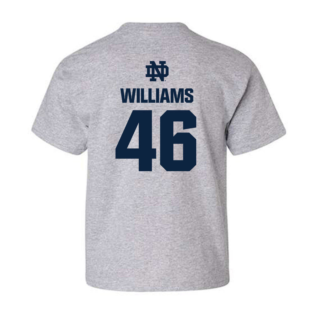 Notre Dame - NCAA Football : Matt Williams - Classic Fashion Shersey Youth T-Shirt-1
