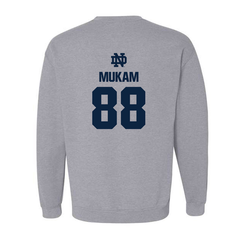 Notre Dame - NCAA Football : Armel Mukam - Classic Fashion Shersey Crewneck Sweatshirt