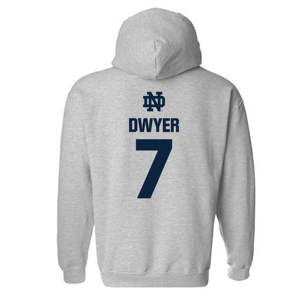 Notre Dame - NCAA Women's Lacrosse : Maeve Dwyer - Classic Fashion Shersey Hooded Sweatshirt-1