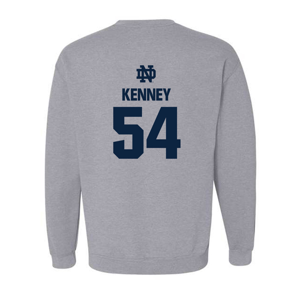 Notre Dame - NCAA Men's Lacrosse : James Kenney - Classic Fashion Shersey Crewneck Sweatshirt