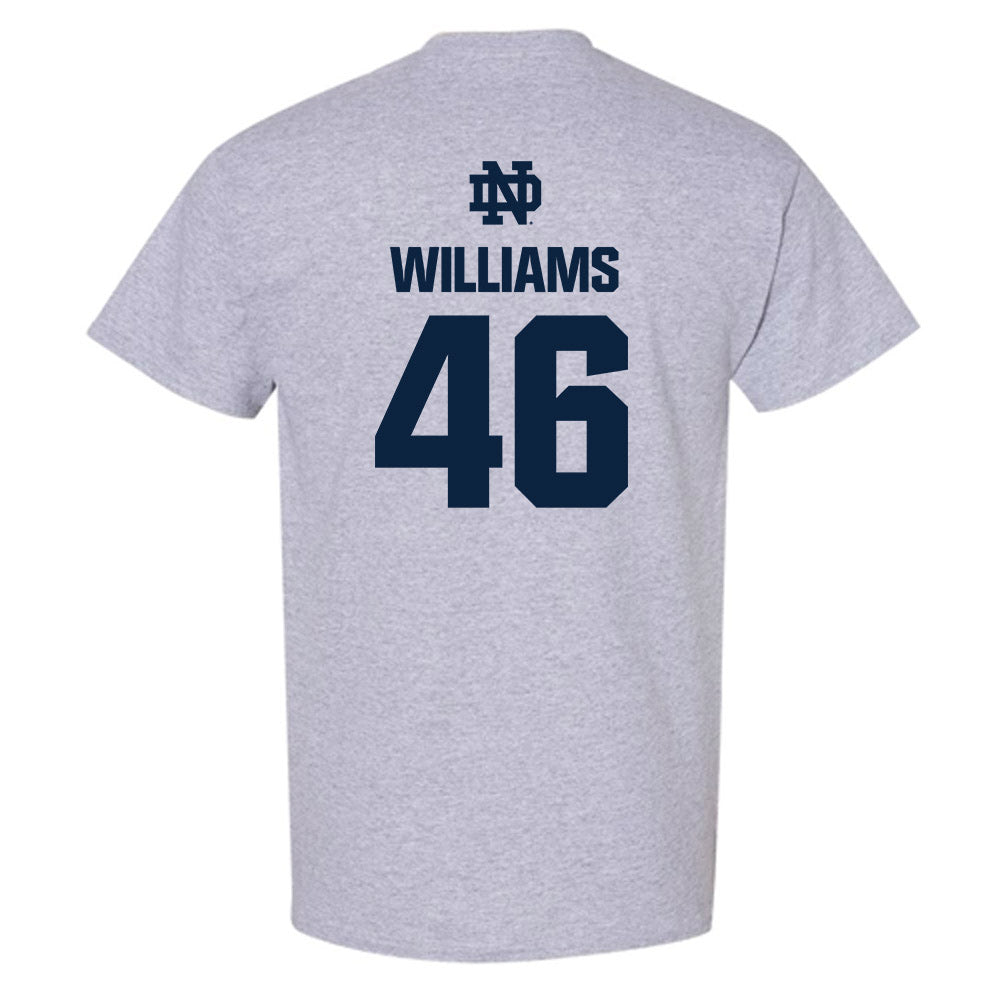 Notre Dame - NCAA Football : Matt Williams - Classic Fashion Shersey T-Shirt-1