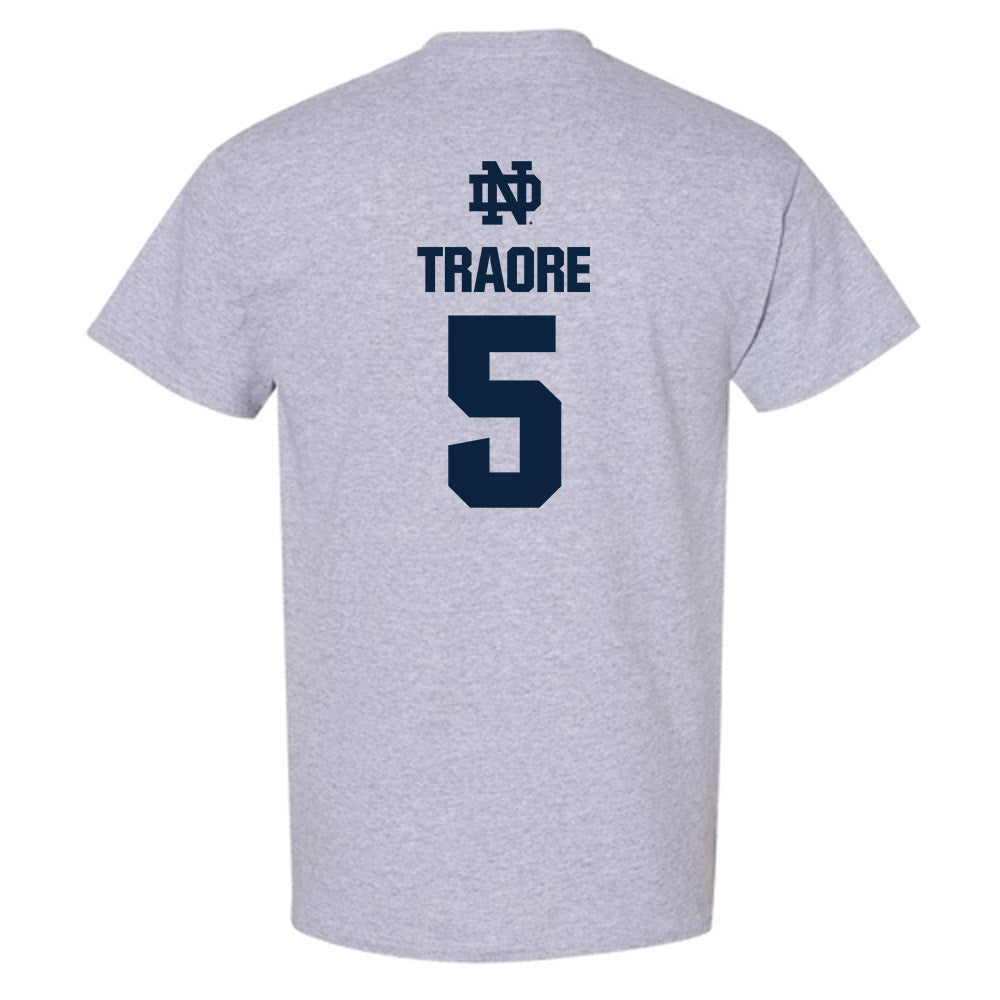 Notre Dame - NCAA Football : Boubacar Traore - Classic Fashion Shersey T-Shirt-1