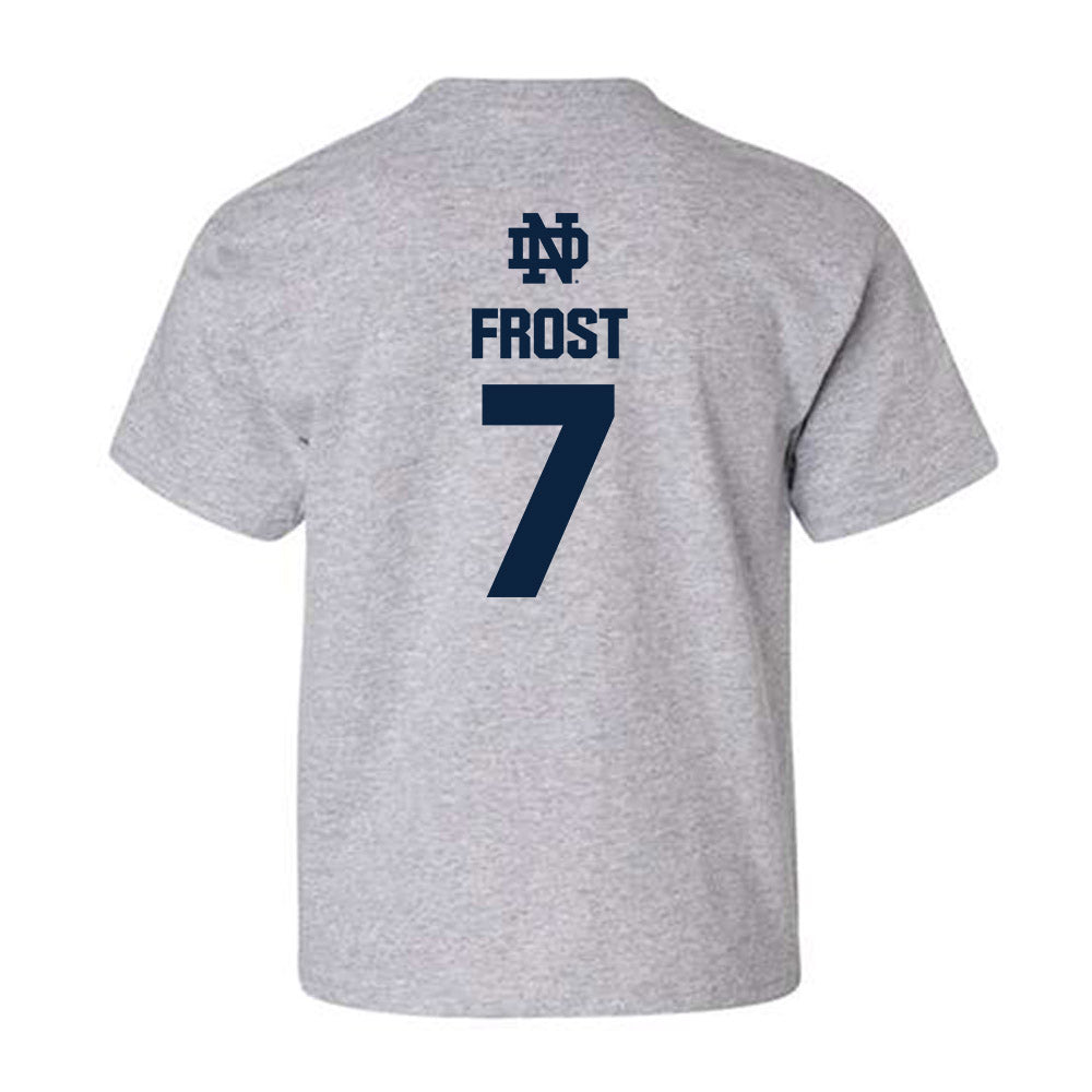 Notre Dame - NCAA Men's Basketball : Ryder Frost - Classic Fashion Shersey Youth T-Shirt-1