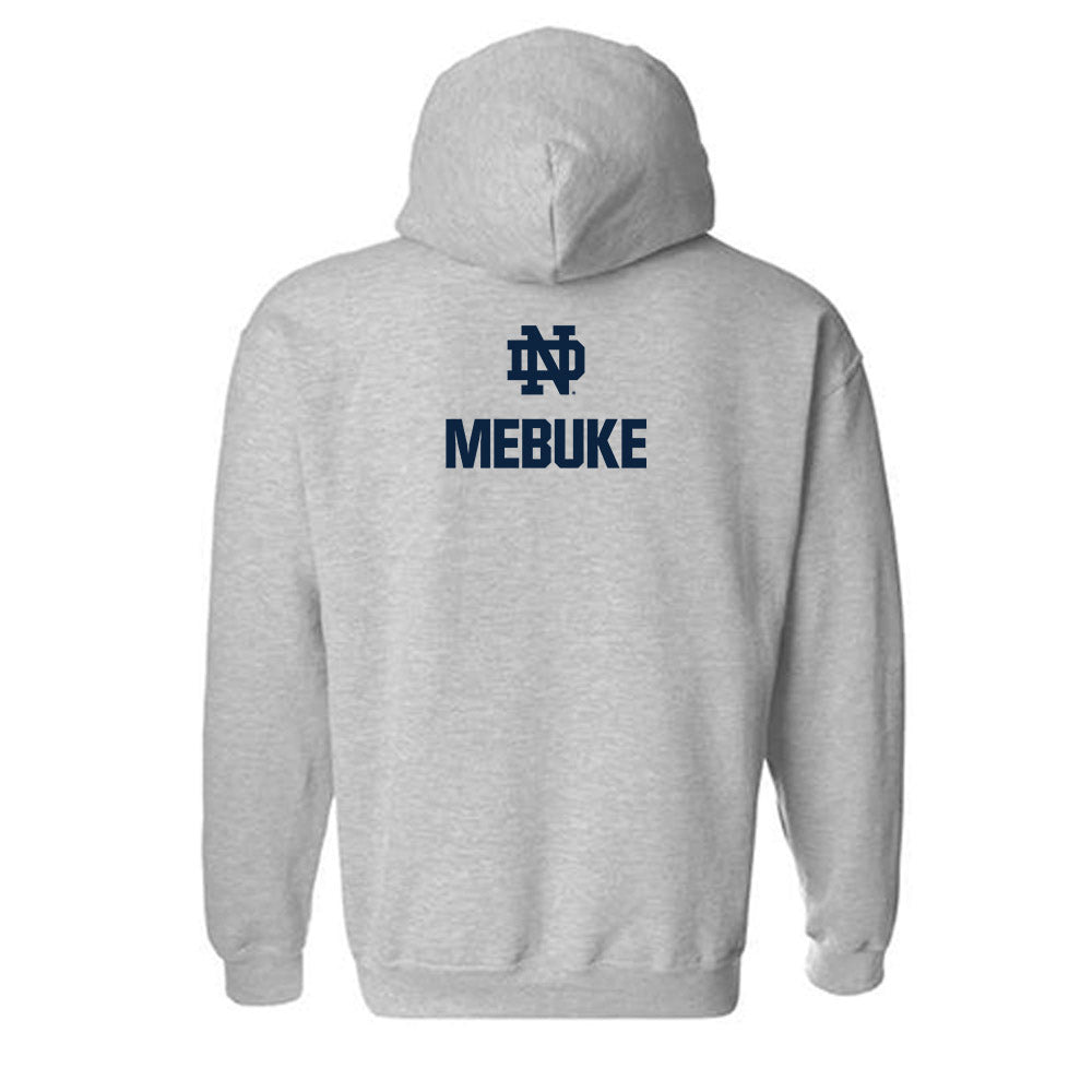 Notre Dame - NCAA Women's Fencing : Barbare Mebuke - Classic Fashion Shersey Hooded Sweatshirt-1