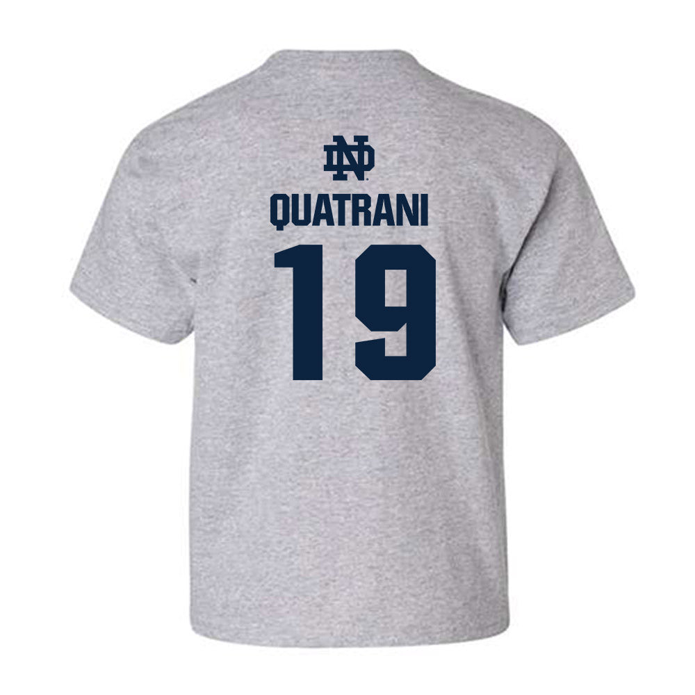 Notre Dame - NCAA Baseball : Mark Quatrani - Classic Fashion Shersey Youth T-Shirt-1