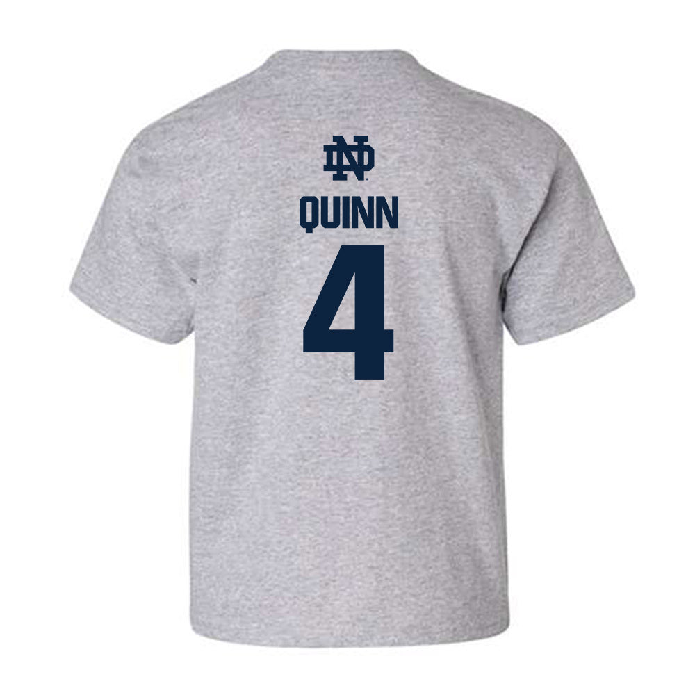 Notre Dame - NCAA Men's Ice Hockey : Michael Quinn - Classic Fashion Shersey Youth T-Shirt-1