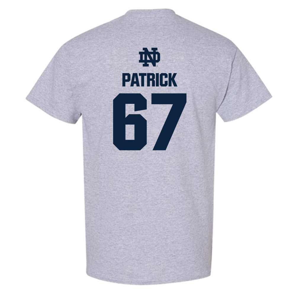 Notre Dame - NCAA Football : Gregory Patrick - Classic Fashion Shersey T-Shirt-1