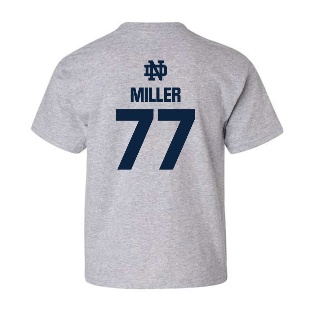 Notre Dame - NCAA Men's Lacrosse : Luke Miller - Classic Fashion Shersey Youth T-Shirt