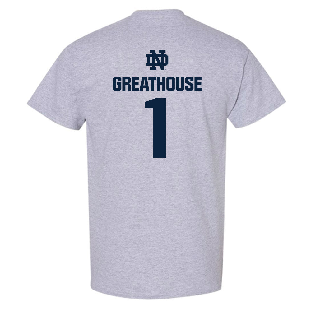 Notre Dame - NCAA Football : Jaden Greathouse - Classic Fashion Shersey T-Shirt-1